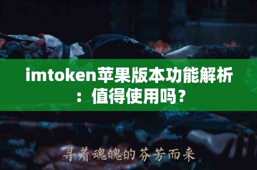 imtoken苹果版本功能解析：值得使用吗？