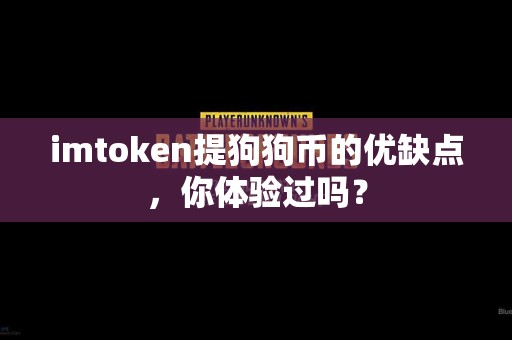imtoken提狗狗币的优缺点，你体验过吗？