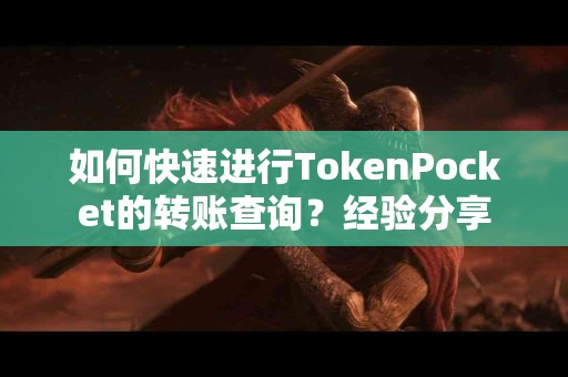 如何快速进行TokenPocket的转账查询？经验分享