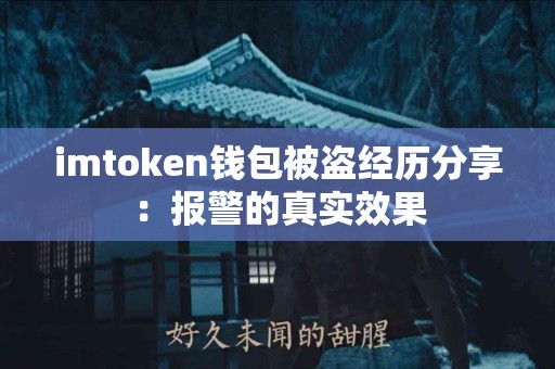imtoken钱包被盗经历分享：报警的真实效果