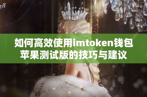 如何高效使用imtoken钱包苹果测试版的技巧与建议