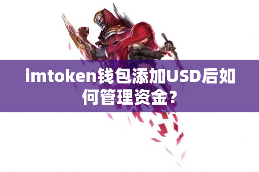 imtoken钱包添加USD后如何管理资金？