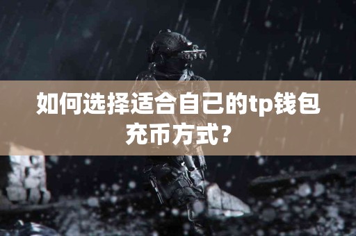 如何选择适合自己的tp钱包充币方式？